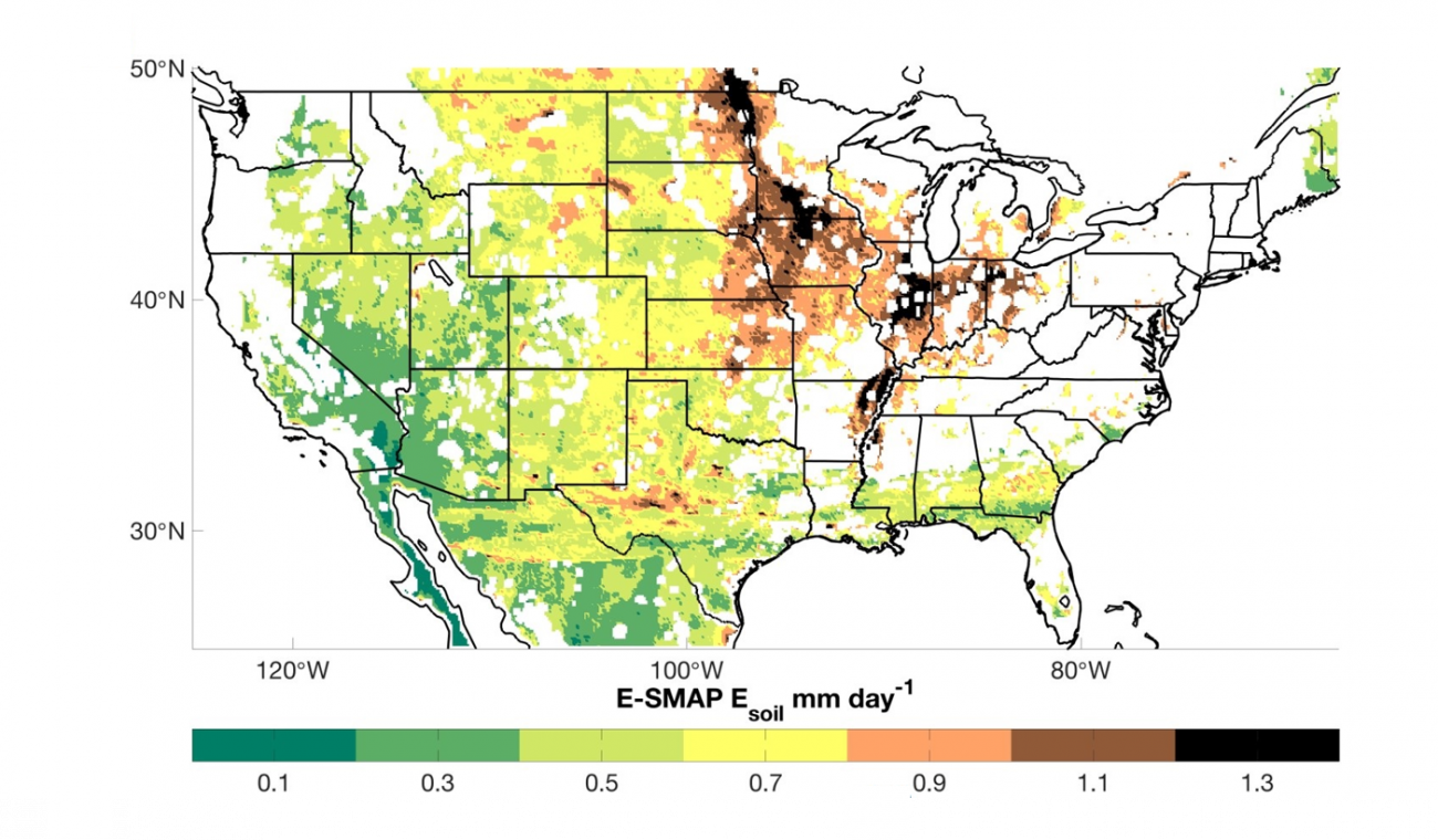 E Smap Evaporation Soil Moisture Active Passive Water And Climate Research Group